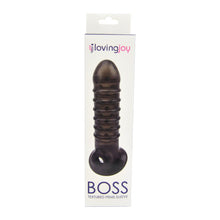 Load image into Gallery viewer, loving-joy-boss-textured-penis-sleeve-with-ball-loop
