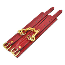 Load image into Gallery viewer, bound-to-please-red-wrist-cuffs
