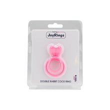 Load image into Gallery viewer, joyrings-silicone-double-rabbit-cock-ring
