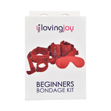 Load image into Gallery viewer, loving-joy-beginners-bondage-kit-red-8-piece
