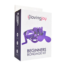 Load image into Gallery viewer, loving-joy-beginners-bondage-kit-purple-8-piece
