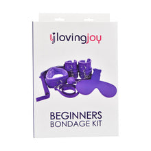 Load image into Gallery viewer, loving-joy-beginners-bondage-kit-purple-8-piece
