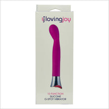 Load image into Gallery viewer, loving-joy-10-function-silicone-g-spot-vibrator-purple
