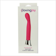 Load image into Gallery viewer, loving-joy-10-function-silicone-g-spot-vibrator-pink
