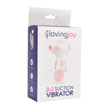 Load image into Gallery viewer, loving-joy-2-in-1-suction-vibrator-jumbo-dot
