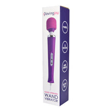 Load image into Gallery viewer, loving-joy-mains-operated-wand-vibrator-purple
