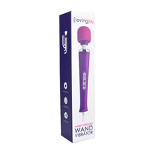 Load image into Gallery viewer, loving-joy-mains-operated-wand-vibrator-purple
