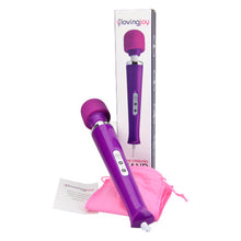 Load image into Gallery viewer, loving-joy-mains-operated-wand-vibrator-purple
