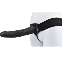 Load image into Gallery viewer, loving-joy-8-inch-hollow-strap-on-black
