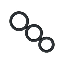 Load image into Gallery viewer, loving-joy-thick-silicone-cock-rings-3-pack-grey
