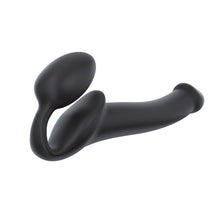 Load image into Gallery viewer, strap-on-me-semi-realistic-bendable-strap-on-black-medium
