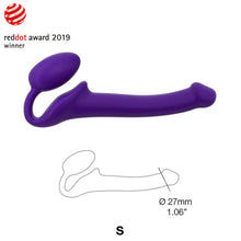 Load image into Gallery viewer, strap-on-me-semi-realistic-bendable-strap-on-purple-small
