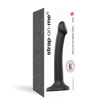 Load image into Gallery viewer, strap-on-me-semi-realistic-dual-density-bendable-dildo-black-small
