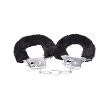 Load image into Gallery viewer, bound-to-play-heavy-duty-furry-handcuffs-black
