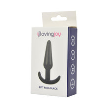 Load image into Gallery viewer, loving-joy-butt-plug-black

