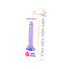 Load image into Gallery viewer, loving-joy-5-inch-beginners-dildo-purple
