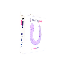 Load image into Gallery viewer, loving-joy-double-mini-dildo-purple
