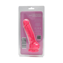 Load image into Gallery viewer, loving-joy-7-inch-realistic-silicone-dildo-with-suction-cup-and-balls-pink
