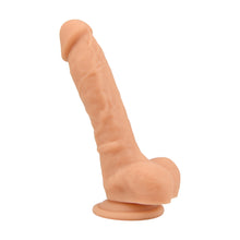 Load image into Gallery viewer, loving-joy-8-inch-realistic-silicone-dildo-with-suction-cup-and-balls-vanilla
