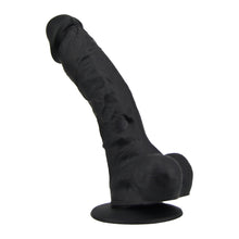Load image into Gallery viewer, loving-joy-9-inch-realistic-silicone-dildo-with-suction-cup-and-balls-black
