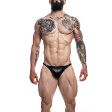 Load image into Gallery viewer, c4m-brazilian-brief-black-leatherette-extra-large
