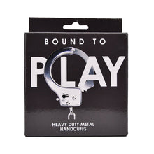 Load image into Gallery viewer, bound-to-play-heavy-duty-metal-handcuffs
