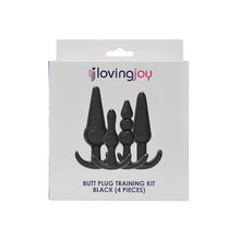 Load image into Gallery viewer, loving-joy-butt-plug-training-kit-black
