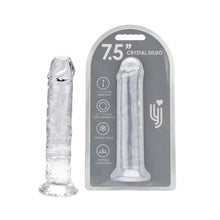 Load image into Gallery viewer, loving-joy-7-5-inch-suction-cup-dildo-clear
