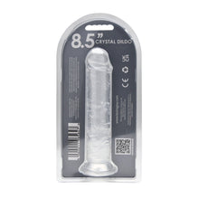 Load image into Gallery viewer, loving-joy-8-5-inch-suction-cup-dildo-clear
