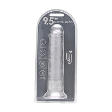 Load image into Gallery viewer, loving-joy-9-5-inch-suction-cup-dildo-clear
