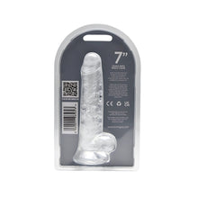 Load image into Gallery viewer, loving-joy-7-inch-dildo-with-balls-clear
