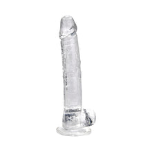 Load image into Gallery viewer, loving-joy-11-inch-dildo-with-balls-clear
