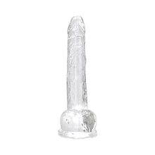 Load image into Gallery viewer, loving-joy-11-inch-dildo-with-balls-clear

