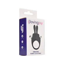 Load image into Gallery viewer, loving-joy-silicone-vibrating-rabbit-cock-ring
