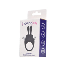 Load image into Gallery viewer, loving-joy-silicone-vibrating-rabbit-cock-ring
