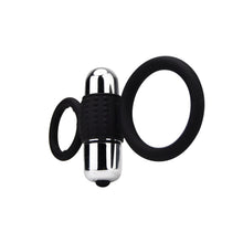 Load image into Gallery viewer, loving-joy-silicone-vibrating-cock-and-ball-ring
