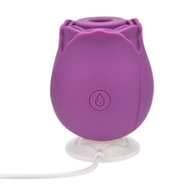 Load image into Gallery viewer, loving-joy-rose-toy-clitoral-suction-vibrator-purple
