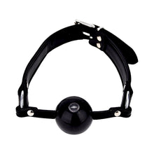 Load image into Gallery viewer, bound-leather-solid-ball-gag
