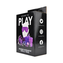 Load image into Gallery viewer, bound-to-play-bondage-kit-purple-11-piece
