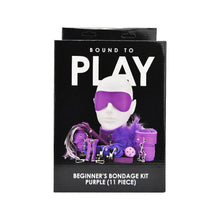 Load image into Gallery viewer, bound-to-play-bondage-kit-purple-11-piece

