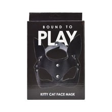 Load image into Gallery viewer, bound-to-play-kitty-cat-face-mask-black
