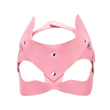 Load image into Gallery viewer, bound-to-play-kitty-cat-face-mask-pink
