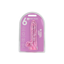 Load image into Gallery viewer, loving-joy-6-inch-dildo-with-balls-pink
