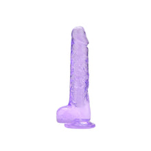 Load image into Gallery viewer, loving-joy-8-inch-dildo-with-balls-purple
