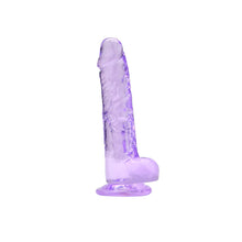 Load image into Gallery viewer, loving-joy-7-inch-dildo-with-balls-purple
