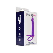 Load image into Gallery viewer, loving-joy-double-penetration-strap-on-vibrator
