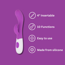 Load image into Gallery viewer, jessica-rabbit-textured-rabbit-vibrator
