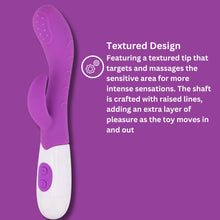 Load image into Gallery viewer, jessica-rabbit-textured-rabbit-vibrator
