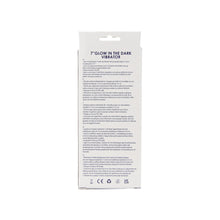 Load image into Gallery viewer, loving-joy-7-inch-realistic-vibrator-glow-in-the-dark
