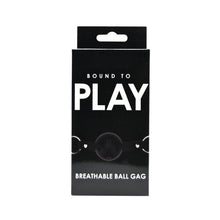 Load image into Gallery viewer, bound-to-play-breathable-ball-gag-black

